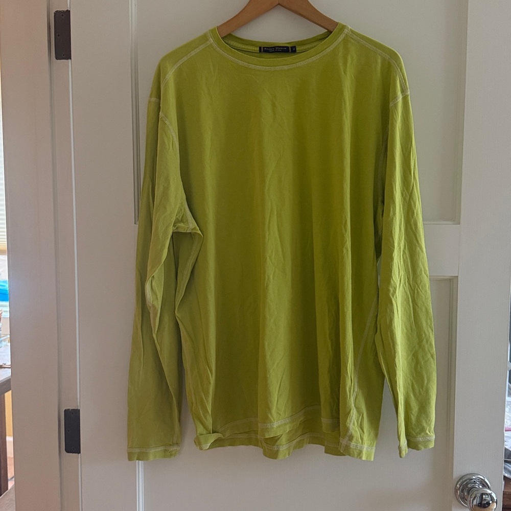 Agave Lime Green Denim Shirt